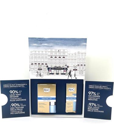 RoC - Multi Correxion Unifier + Lifter Night Cream & Unifier 50 ml + Lifter Eye Cream 15 ml - Anti-aging treatment - With Hexyl-R Complex and Niacinamide - Buy Online on GoSupps.com