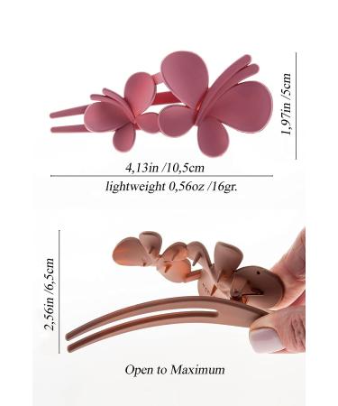 6 Pcs Medium Large Hair Claw Clips for Women - Strong Hold Butterfly Duckbill Clips - Buy Online on GoSupps.com