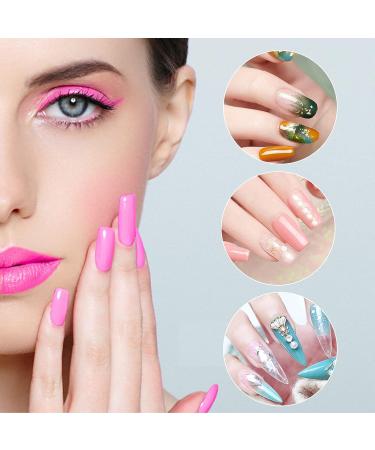 120-Piece Nail Shapes Set for Polygel Nails - Dual-Ended Brush Nail Tips & Files - International Shipping Available - Buy Online on GoSupps.com