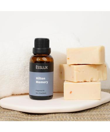 Hotel Diffuser Oil ESSLUX Luxury Hotel Fragrance Oil Diffuser Scents Inspired by The Hilton Hotel Scents Essential Oils for Home for Diffuser Massage Soap Candle Making Scents Perfume 30ml Hilton Memory - Buy Online on GoSupps.com