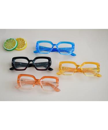 Eyekepper 4 Pack Stylish Oversized Reading Glasses for Women - +2.25 Spring Hinges Reading Aid - Buy Online on GoSupps.com