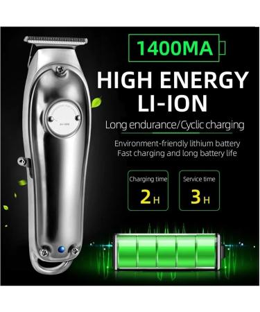 Buy Electric Barber Full Metal Professional Hair Trimmer - Best Beard Clipper for Men | International Shipping Available - Buy Online on GoSupps.com