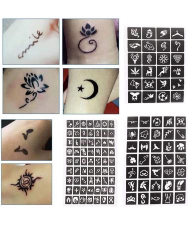 Simple Safe Odorless Non-toxic Stencil Temporary Template Template Professional Tattoos for Beginners - Buy Online on GoSupps.com
