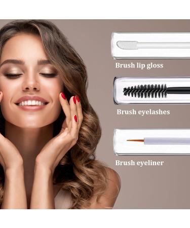 Empty Mascara Tube and Wand Mascara Containers Empty 3PCS 10ml Empty Lip Gloss Tubes Transparent Empty Eyeliner Tube with Rubber Inserts and Funnels for DIY Castor Oil - Buy Online on GoSupps.com