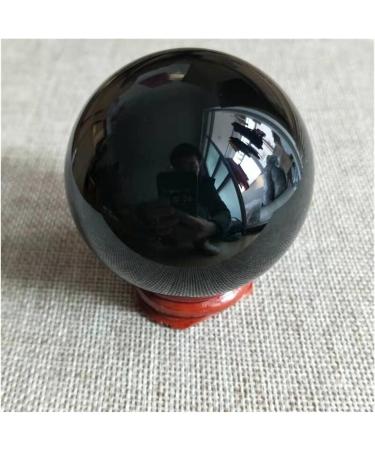 Ornament Natural Polished Black Ball Crystal Obsidian Sphere 50-60MM for Decoration Gift Decoration feng Shui. Stone Collection 1pc - Buy Online on GoSupps.com
