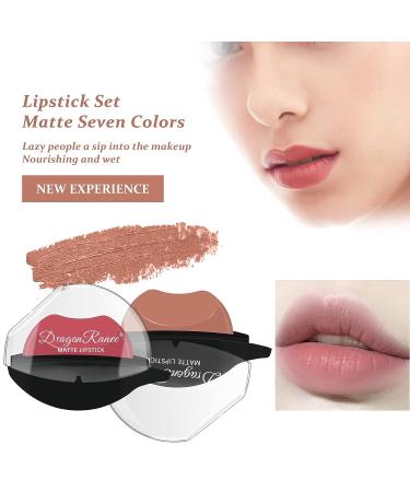 KYDA 6 Colors Matte Lipstick Set for Women - High Pigmented Velvet Makeup Cosmetics - Easy to Color - Set A (1-6) - Buy Online on GoSupps.com