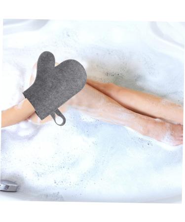 VILLCASE 2pcs White Felt Sauna Gloves - Body Scrub Mitt for Dead Skin Removal - Bath Scrubber Accessories - Buy Online on GoSupps.com