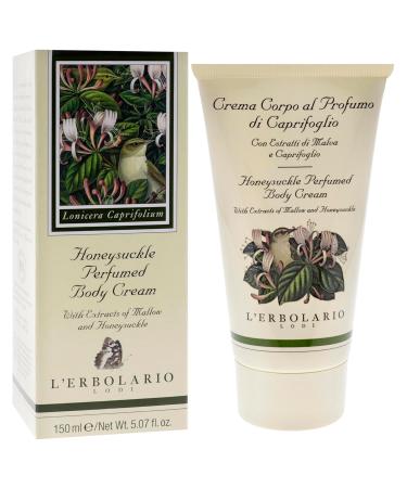 LErbolario Honeysuckle Perfumed Body Cream 5.7 oz - Floral Citrus Body Lotion with Jojoba Oil - Moisturizing & Cruelty-Free - International Shipping Available - Buy Online on GoSupps.com