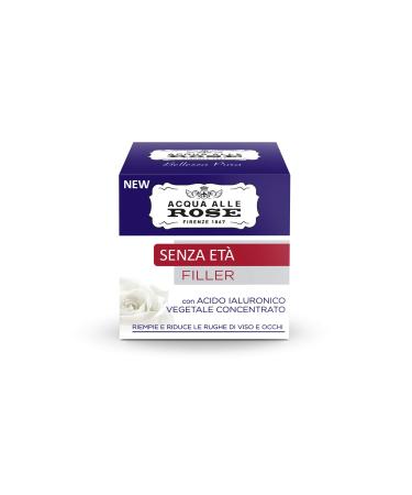 Manetti Roberts Acqua alle Rose Facial cream with vegetable hyaluronic acid filling antiwrinkle cream with vegetable hyaluronic acid fills and reduces wrinkles of the face and eyes 50 ml