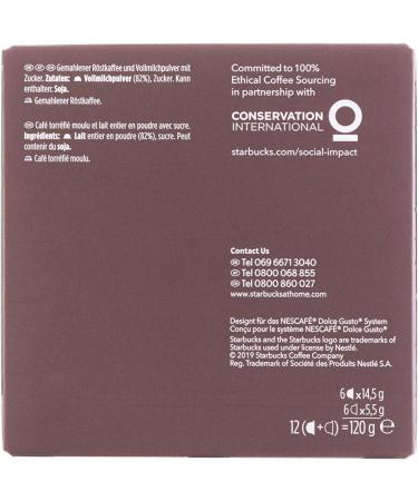  STARBUCKS Nestle Dolce Gusto Starbucks Cappuccino 12 capsules - Buy Online on GoSupps.com