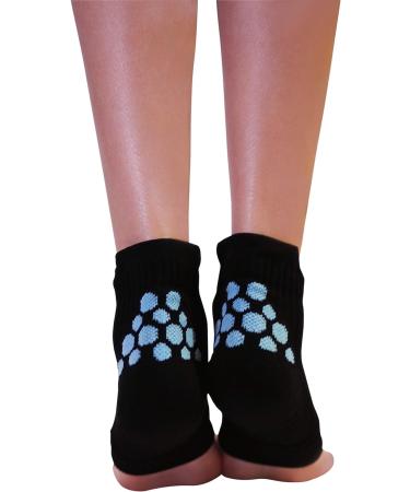 KidSole RX Gel Sports Sock for Kids with Heel Sensitivity | Severs Disease & Plantar Fasciitis Relief | Teen Size 7.5-9, Black - Buy Online on GoSupps.com