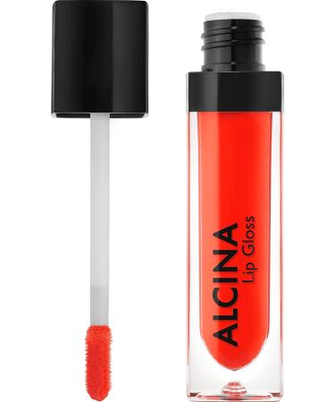Alcina Lip Gloss Shiny Red - Hyaluronic Acid Infused Lip Care for Volume & Shine | International Shipping Available - Buy Online on GoSupps.com
