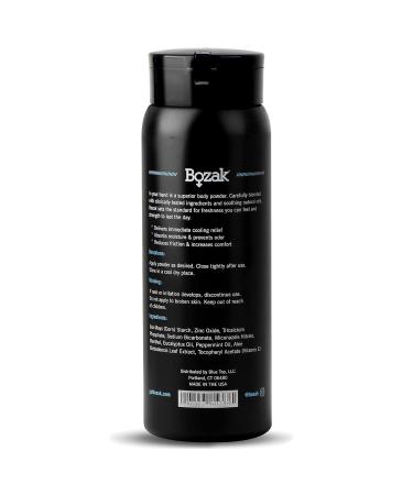 Bozak Cooling Body and Powder for Men Talc Free - Jock Itch Defense - Deodorant Stops Chafing  Absorbs Sweat  and Keeps Skin Dry - with Menthol (4 oz.) – 2 Pack - Buy Online on GoSupps.com