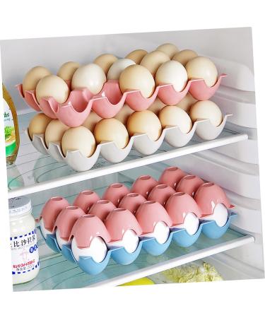 12 Egg Tray Food Tray Fridge Refrigerator Ceramic Egg Keeper Ceramic Egg Holder Bracket Ceramics - Buy Online on GoSupps.com
