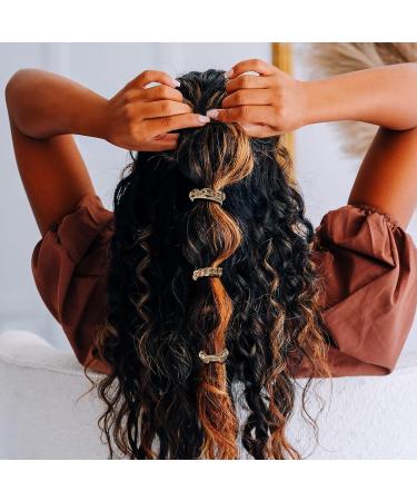 Elastic Bracelet Hair Ties | 2023 Collection | Suitable for All Hair Types | Ideal for Outdoor Sports & Activities | 3 Golden Styles - Buy Online on GoSupps.com