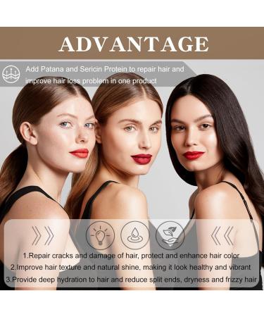 Batana Oil for Hair Growth Batana Oil for Healthy Hair Natural Batana Oil Promotes Hair Wellness for Men & Women Nourishes Thin Hair S-calp Skin and Loss Hair Growth Repair Damaged Hair Hair Treatment - Buy Online on GoSupps.com