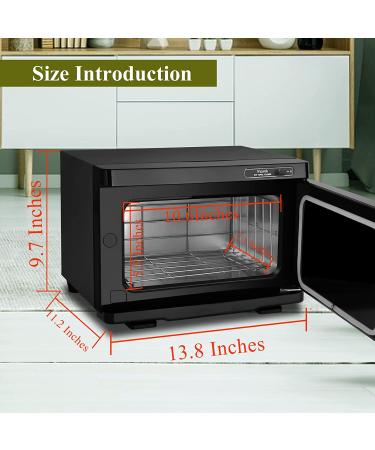 8L Hot Towel Warmer & Spa Caddy for Salon Professionals - Black - Buy Online on GoSupps.com