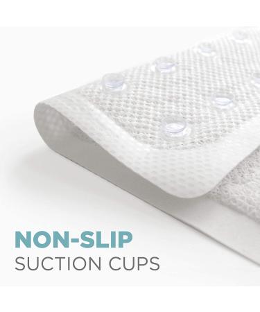 Zenna Home Ultimate Loofah Tub Mat - White - 29 x 17 - Buy Online on GoSupps.com