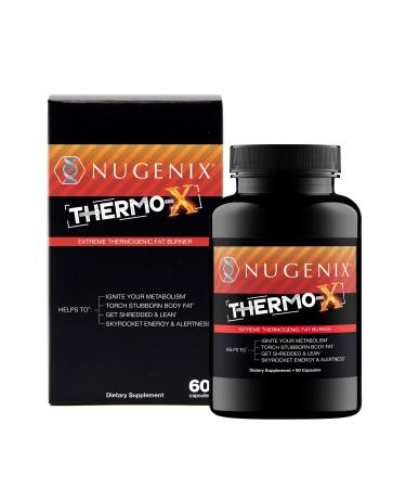 Nugenix Thermo-X: Thermogenic Fat Burner Supplement for Men Extreme Metabolic Accelerator 60 Count
