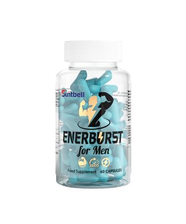 Suntbell Energy Supplement for Men Traditional Herbal Blend for Tired and Energy 60 Count