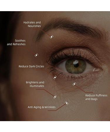 Caffeine Eye Cream Under Eye Cream For Dark Circles And Puffy Eyes Day & Night Eye Cream Anti Aging Eye Tightening Cream Instant Moisturizing Eye Bags Remover Reduce Wrinkles And Fine Lines 57g - Buy Online on GoSupps.com