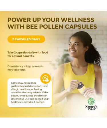 Bee Pollen Pills for Breast Growth 180 Ct - Bee Pollen Supplement 1000mg Serving with Naturally Occurring B Vitamins Minerals & Enzymes - Breast Support Supplement - Vegetarian Non-GMO & Gluten Free 180 Count (Pack of 1) - Buy Online on GoSupps.com