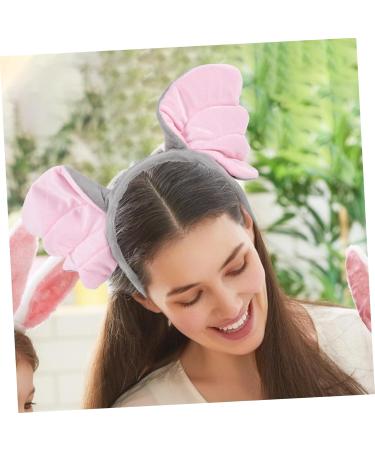 Mikinona 1 Set Elephant Headband Tail Decor Party Female Hairband Elephant Photo Props Elephant Ear Hair Wear Elephant Halloween Elephant Headdress Suite Fabric Child - Buy Online on GoSupps.com