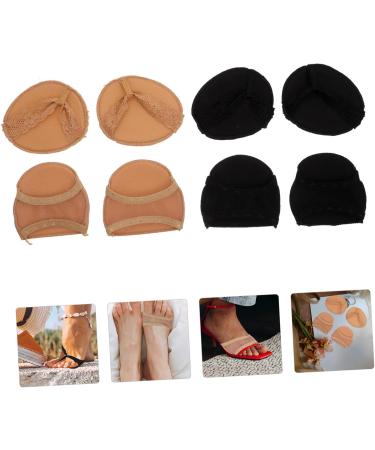 NOLITOY 4 Pairs Invisible Foot Pads | Metatarsal Forefoot Cushion for High Heels | Women's Half Toe Sleeves | Comfortable Shoe Inserts for All-Day Support - Buy Online on GoSupps.com