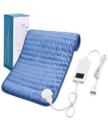 Electrical heating pillows with automatic shutdown fast heating technology and overheating protection 6 temperature levels safe heating pillows with 4 types of timer (40x76 cm) gray - Buy Online on GoSupps.com