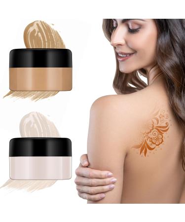 TattooConcealer Professional Waterproof Invisible Skin Camouflage Cream Scars Covering Birthmarks Spots Makeup Imprints Waterproof Hide Blemish Concealer Skin Imperfections Skin Imperfections - Buy Online on GoSupps.com