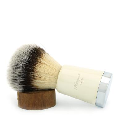 Shaving brush for him silver tip synthetic hair