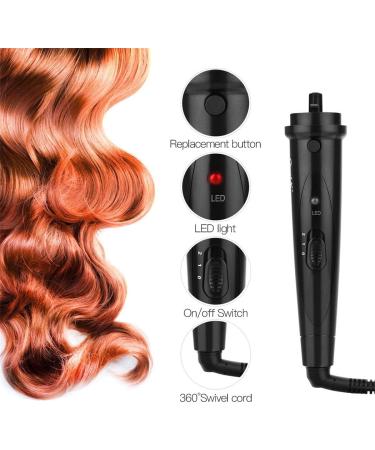 CkeyiN Tourmaline 5 in 1 Curling Iron Ceramic Curling Iron Hair Curler with Anti-scald Glove Temperature: 15 - Buy Online on GoSupps.com