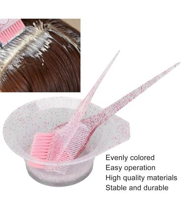 3PC Hair Dye Set - Color Mixer & Tinting Brush for Home & Salon Use | Pink Hair Coloring Comb & Barber Tools - Buy Online on GoSupps.com