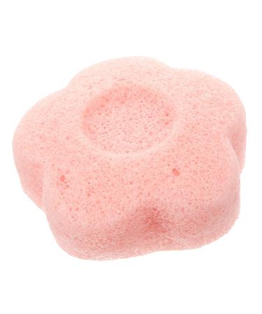 minkissy Sponge plant face washing sponge Cartoon facial sponges for face face face wash Dry puff sponges for facial cleaning drop shape Flutter round face cleansing sponge