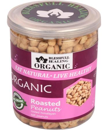 Blessfull Healing Organic Natural Vegan Himalayan Pakistani Salt Roasted Peanuts Crunchy Healthy Snacks 300 Gram - Buy Online on GoSupps.com