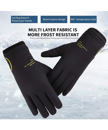 S5E5X Winter Touchscreen Gloves Ski Gloves Waterproof Windproof Snow Mittens Snowboard Leather Gloves for Cycling Running Skiing Outdoor Work Th - Buy Online on GoSupps.com