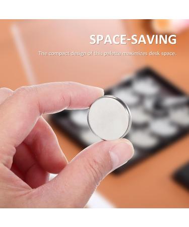 Homoyoyo Palette Magn tique Vide pour Fards Paupi res Plateau de Maquillage Compact en Plastique Robuste 12 Compartiments Ronds avec Pinceau Paupi res Rangement pour Voyage et - Buy Online on GoSupps.com