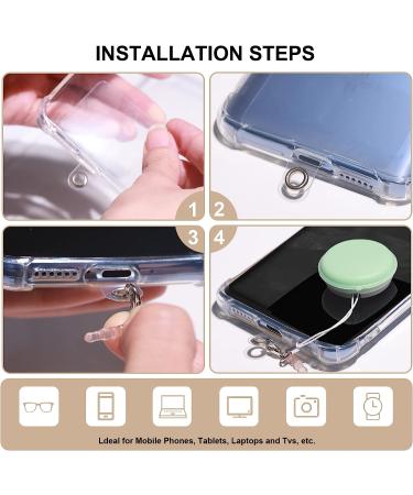 4 PCS Macaron Shape Mobile Phone Screen Wipes - Portable Mini Cleaning Cloth Set for Phone, iPad, Glasses, Computer - Buy Online on GoSupps.com