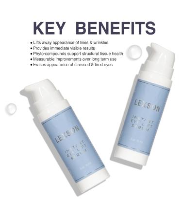 Instant Eye Lift Serum | Reduce Dark Circles Puffiness & Wrinkles | Visible Results - Buy Online on GoSupps.com