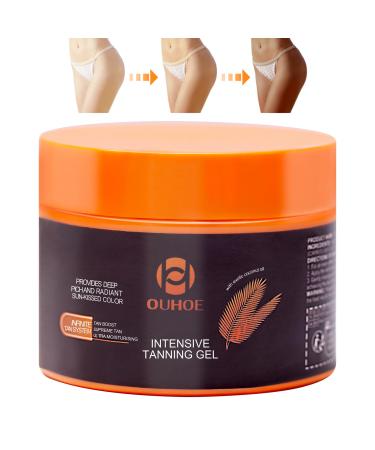 Intensive Tanning Gel 150g Natural Tanning Luxe Gel Sunbed Cream Tanning Gel for Indoor Tanning Beds Achieve a Natural Tan Skin Outdoor Sunlight 2024 New Tanning Cream Gel