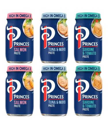 Sandwich Spread Fish Selection Bundle with Salmon Paste 75g x2 Sardine & Tomato Paste 75g x2 and Tuna & Mayonnaise Paste 75g x2 (6 Pack) - Buy Online on GoSupps.com