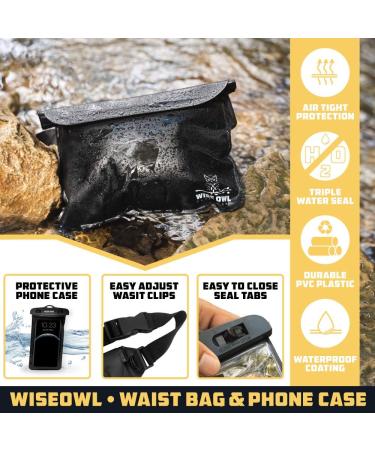 Wise Owl Outfitters Waterproof Fanny Pack and Dry Bag for Men & Women - Waist Bag and Waterproof Pouch for Beach  Boating  Swimming  Kayaking and Outdoor Water Sports - Buy Online on GoSupps.com