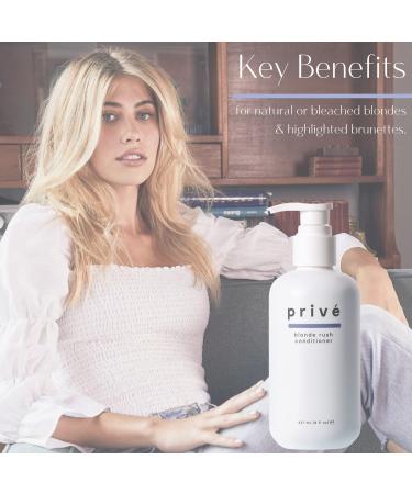 Prive Blonde Rush Conditioner (33.8 fl oz) - Shine & Nourishment for Cool Blonde Hair - International Shipping Available - Buy Online on GoSupps.com