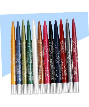 Healeved Lot De 12 Stylos Fard Paupi res Waterproof Rotation Automatique Couleurs Vari es Texture Lisse Ensemble Cosm tique Pour Femme Maquillage Des Yeux Longue Tenue - Buy Online on GoSupps.com