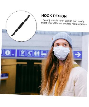 Sewacc 60pcs Masking Hook Ear Protection Holder - Adjustable Mouth Protection Earring Hooks with Extended Cable - Buy Online on GoSupps.com