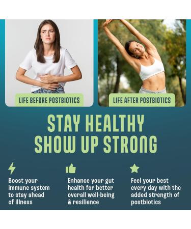 NAVEH PHARMA Adult Postbiotics Capsules for Women and Men | Postbiotics for Gut Health with 200X Ingredients Than Probiotic and Prebiotic | Supports Immunity Digestion Microbiome & Metabolism - Buy Online on GoSupps.com