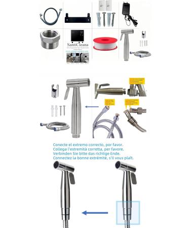 Ozone Laundry Washer System - Dual Outlets Stainless Sprayer & Blue Hose - Eco-Friendly Cleaning Solution - Buy Online on GoSupps.com