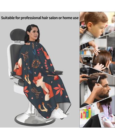 Professional Haircut Cape | Fox Forest Adjustable Salon Cape | Hairdresser Apron for Easy Styling - Buy Online on GoSupps.com