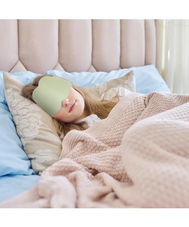 3 pi ces de Sommeil Cache-yeux L ger et Confortable pour Femmes et Hommes R duit la Fatigue Oculaire Pour Sieste et Voyage Vert Noir Beige - Buy Online on GoSupps.com