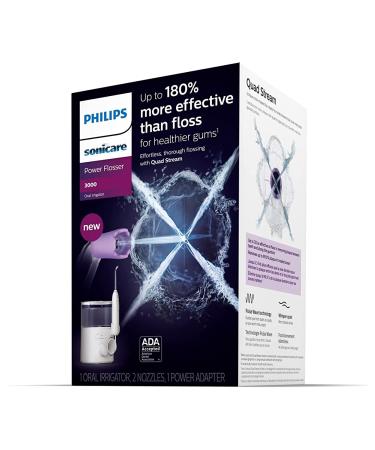 Philips Sonicare Power Flosser 3000 White HX3711/20 - Dental Care Essential - Buy Online on GoSupps.com